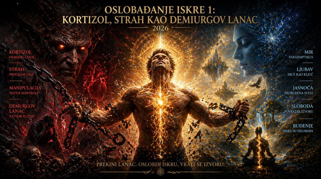 Oslobađanje Iskre 1: Kortizol, Strah kao Demiurgov Lanac 2026
